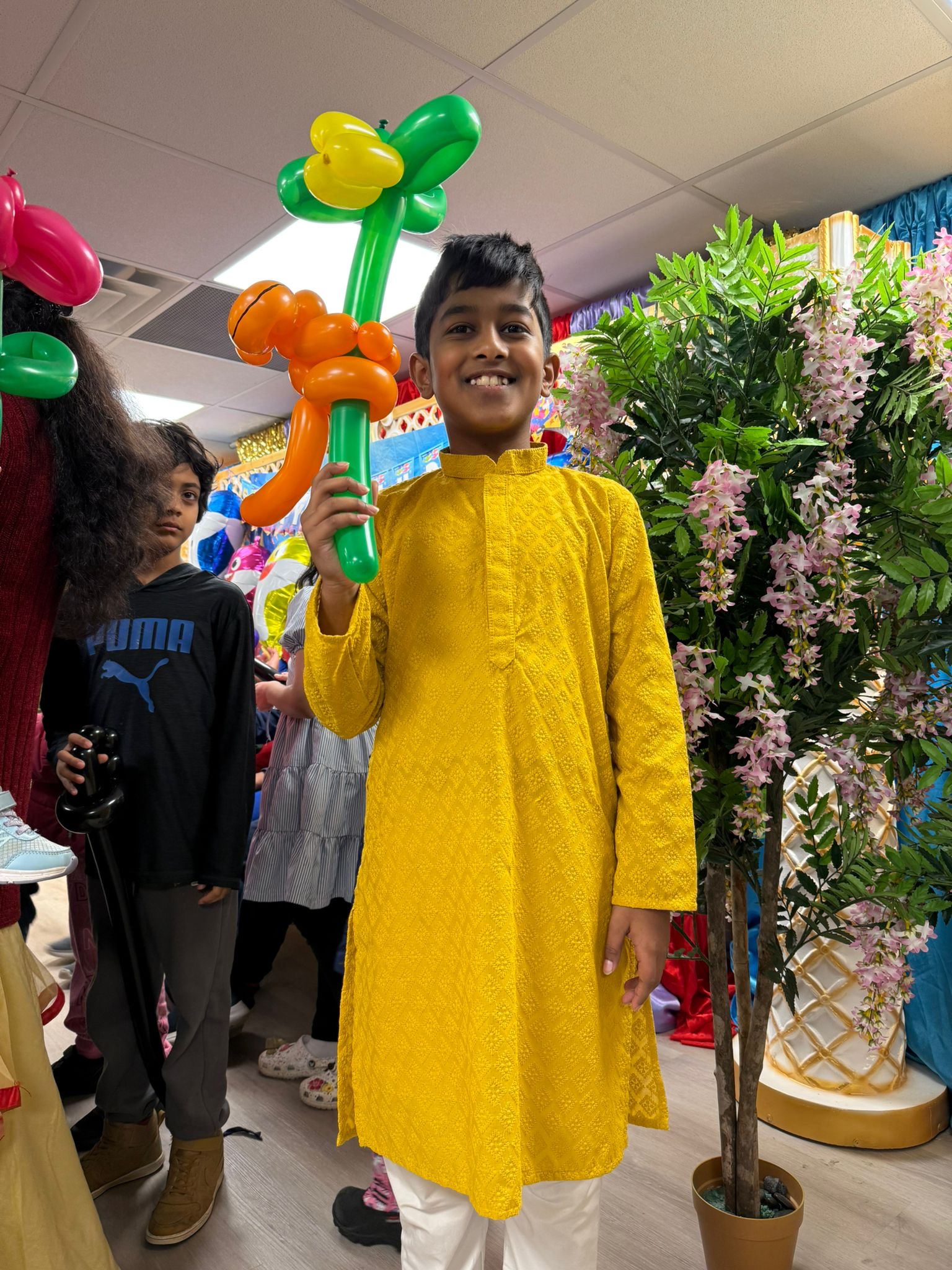 Balloon flower bouquet