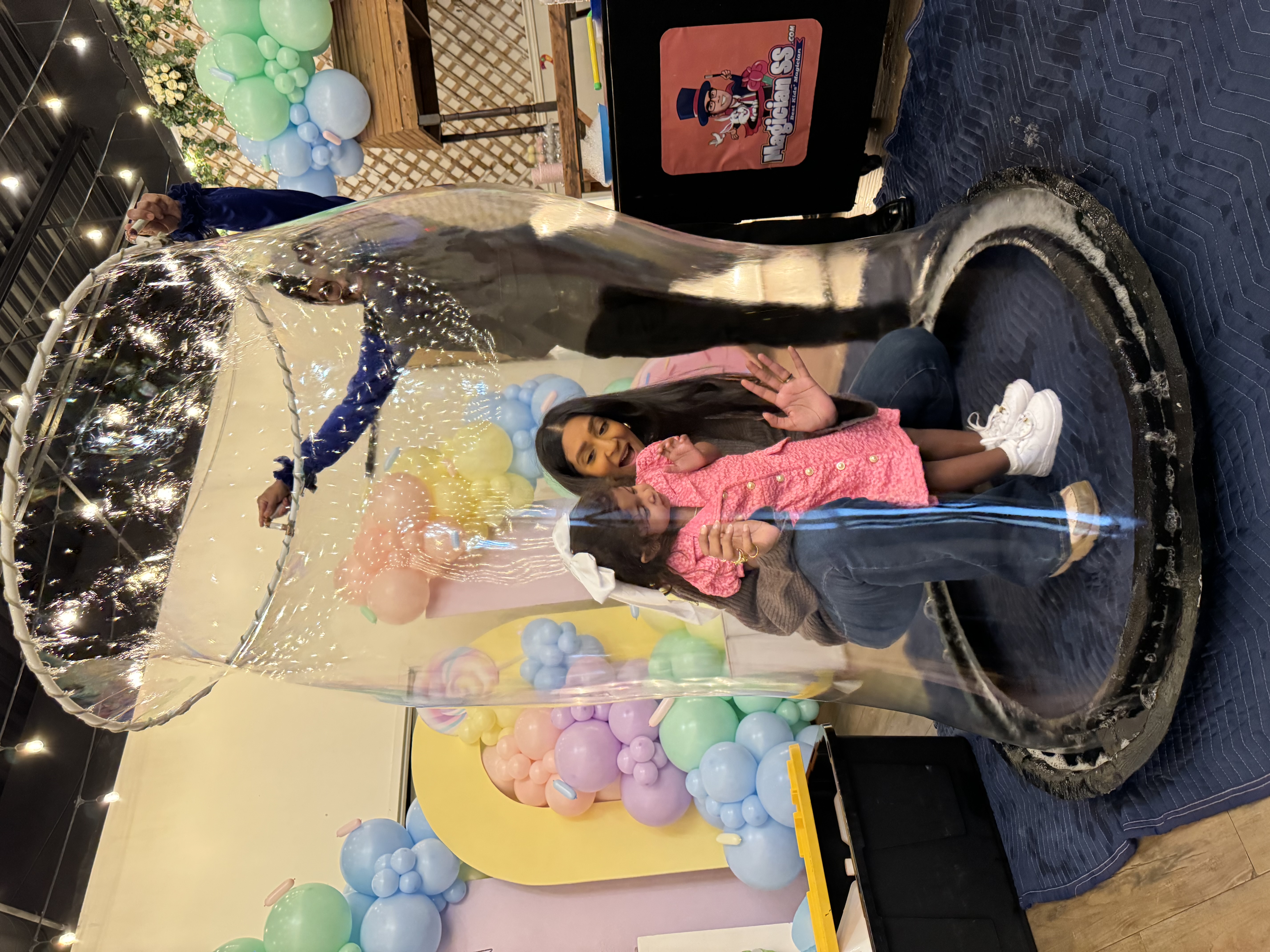 Bubble magic performance