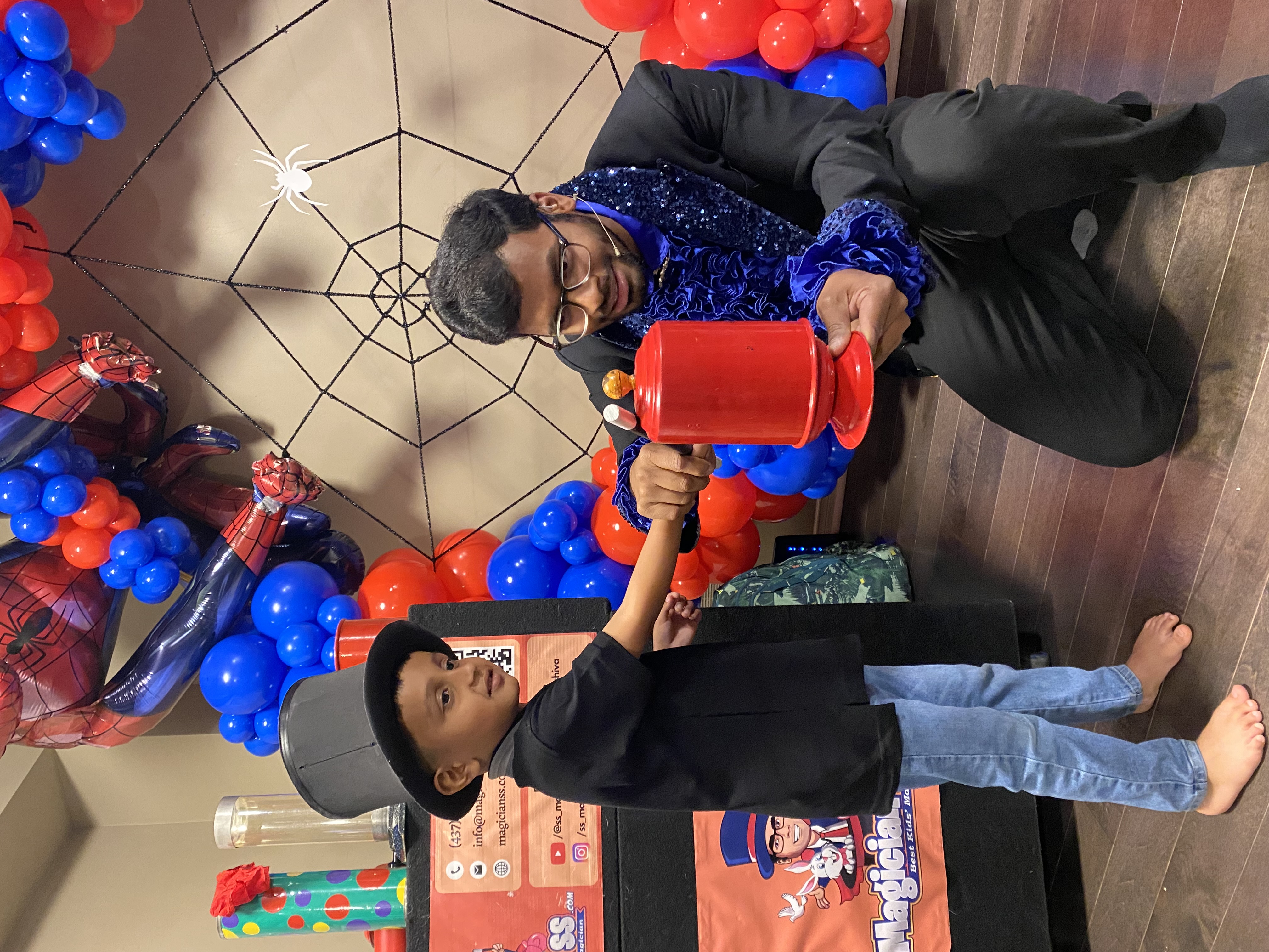 Birthday child as star of show